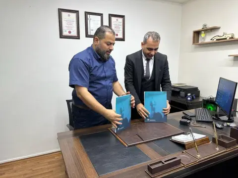 Signing a protocol agreement for cooperation, support and exchange of experiences in the field of training and consultation