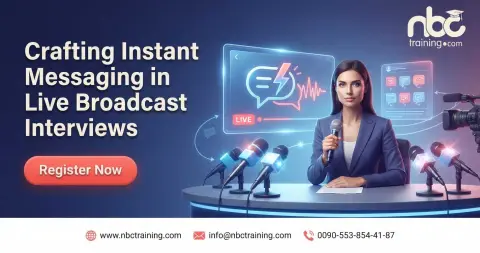 Crafting Instant Messaging in Live Broadcast Interviews