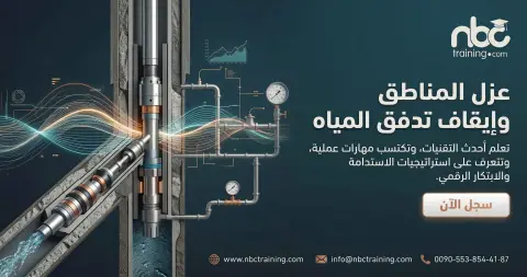عزل المناطق وإيقاف تدفق المياه